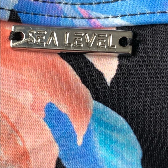 Sea Level Australia Botanical Spliced One Piece Swimsuit Black Multi Size 8 - Picture 11 of 12